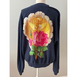 Boys Lie Room to Grow Navy Blue Crewneck Sweatshirt Women's Size S/M